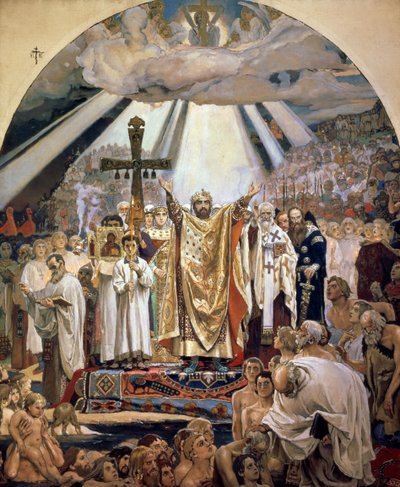 Taufe der Rus, 1885-96 von Victor Mikhailovich Vasnetsov